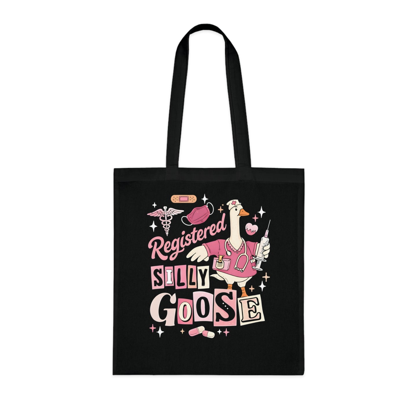 Nurse Tote Bag | Funny Nurse Canvas Tote for Work | Cotton Tote