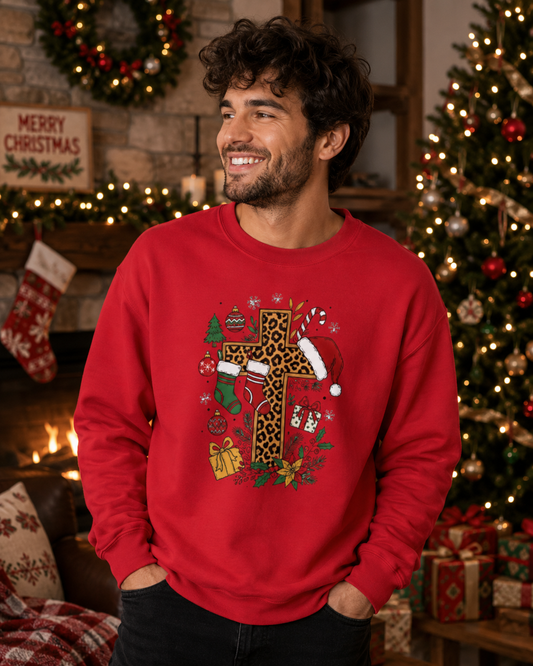 Christian Christmas Sweatshirt | Christmas Gift | Unisex Sweatshirt