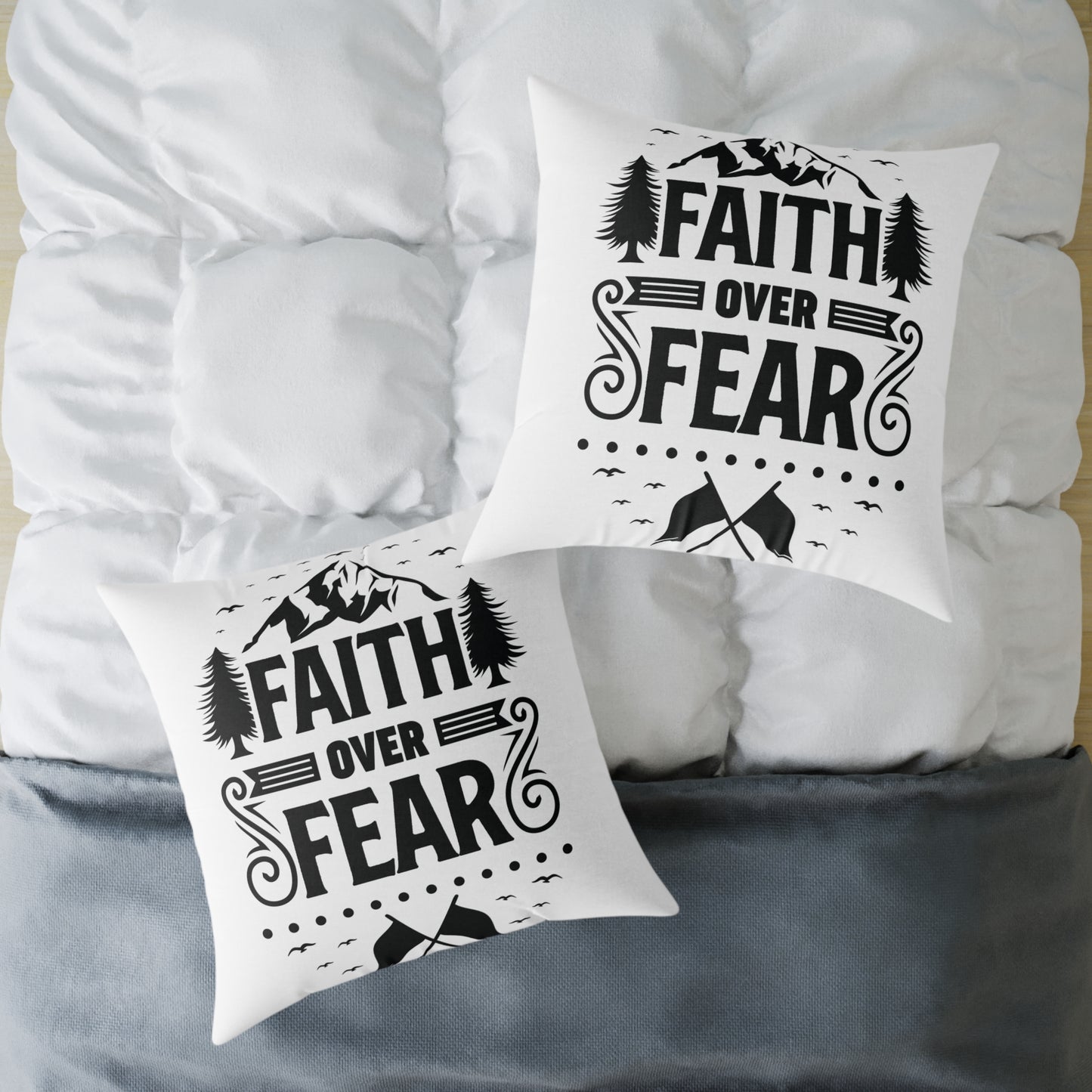 Square Poly Canvas Pillow
