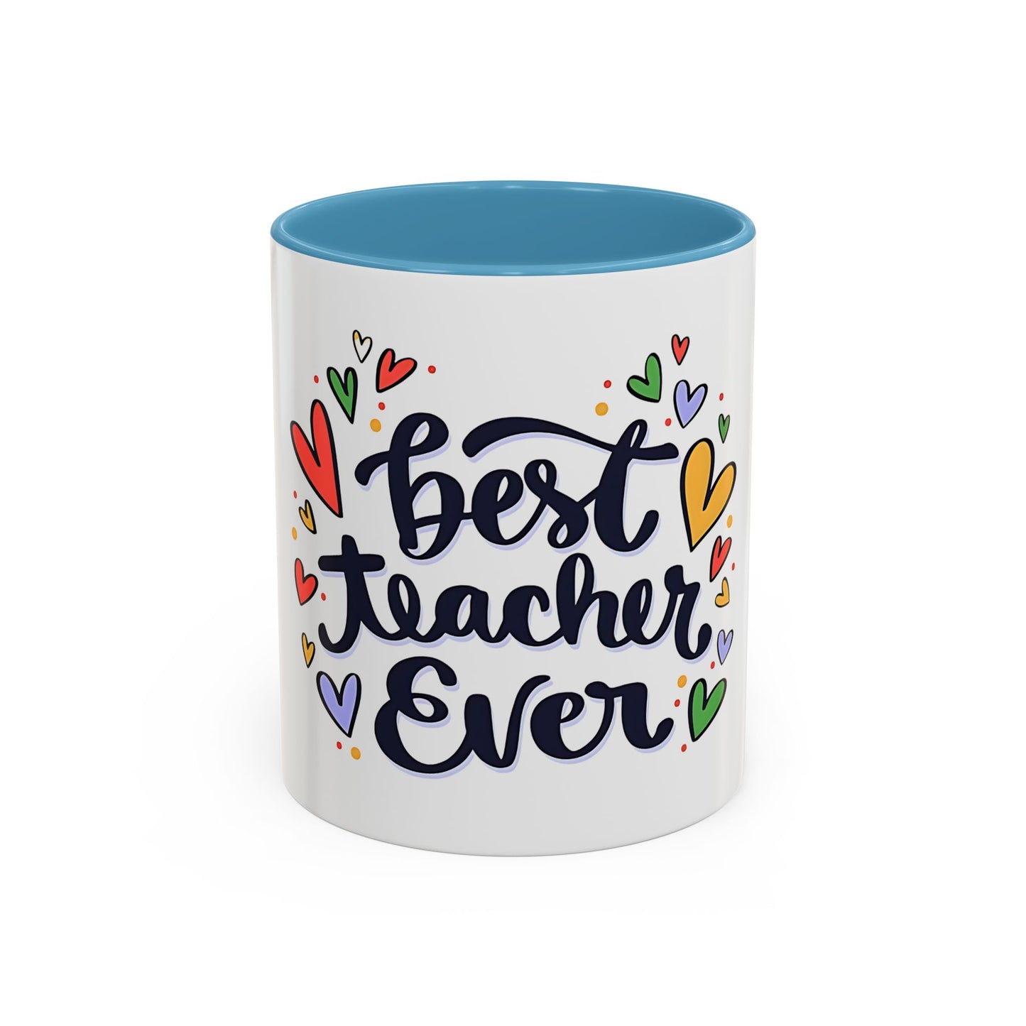 Teacher Appreciation Coffee Mug | Cute Gift for Teachers | Classroom Ceramic Cup | Accent Coffee Mug | 11oz | 15oz