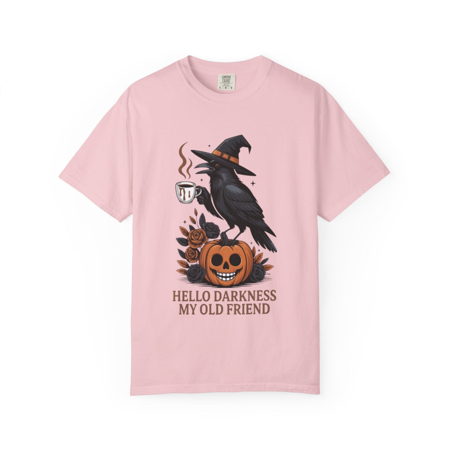 Halloween T-Shirt | Witchy Raven Pumpkin Graphic Tee | Unisex  T-shirt