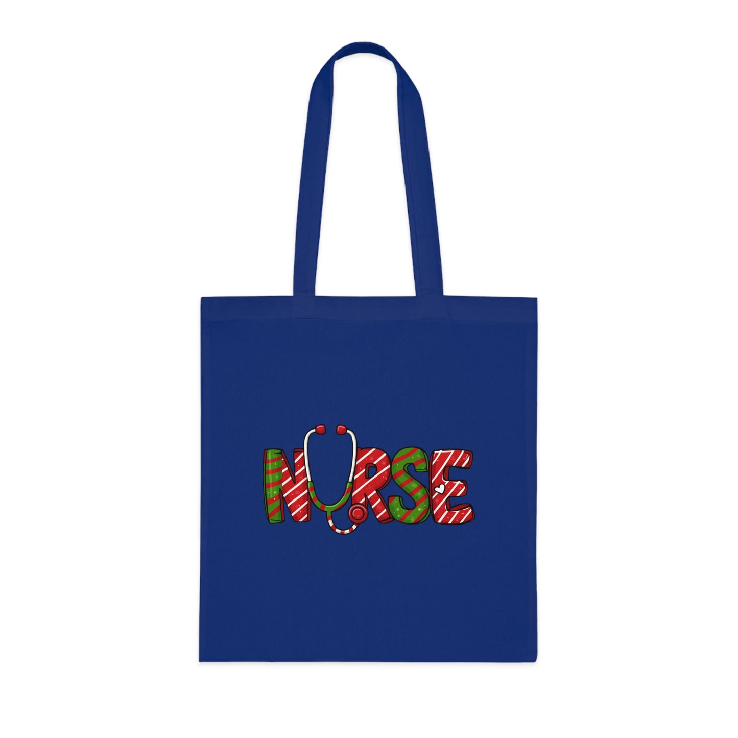 Nurse Christmas Tote Bag | Nurse Canvas Tote | Cotton Tote