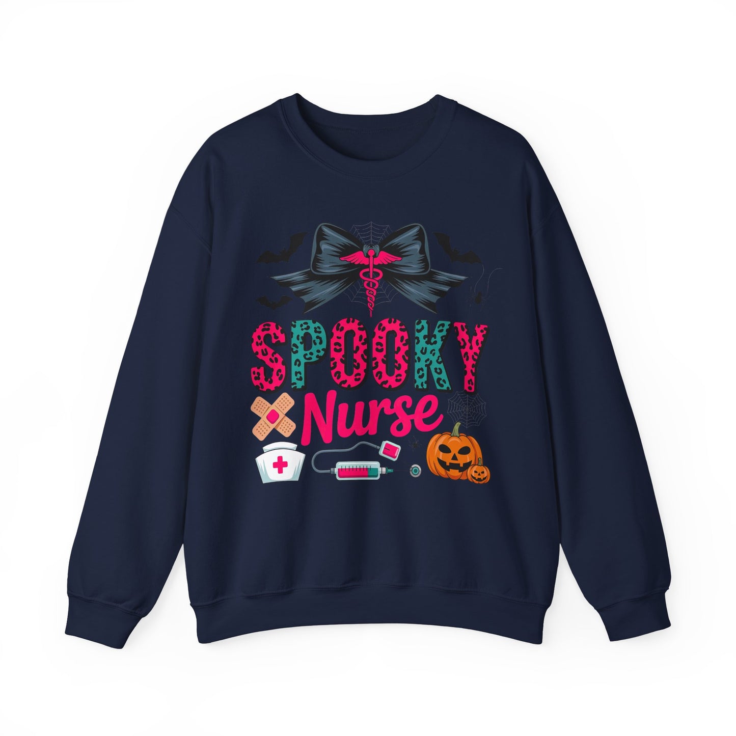 Nurse | Halloween Sweatshirt | Ghost Sweatshirt | Fall Sweatshirt | Pumpkin Sweatshirt | Cozy Sweatshirt | Halloween Top | Halloween Party