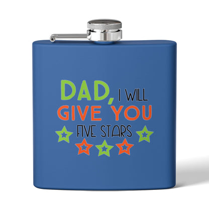 Funny Gift for Dad | Father’s Day Hip Flask | Dad Gift for Husband | Grandpa | New Dad Flask  I Stainless Steel 6oz | Gift Flask