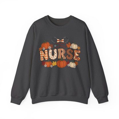 Nurse | Halloween Sweatshirt | Ghost Sweatshirt | Fall Sweatshirt | Pumpkin Sweatshirt | Cozy Sweatshirt | Halloween Top | Halloween Party