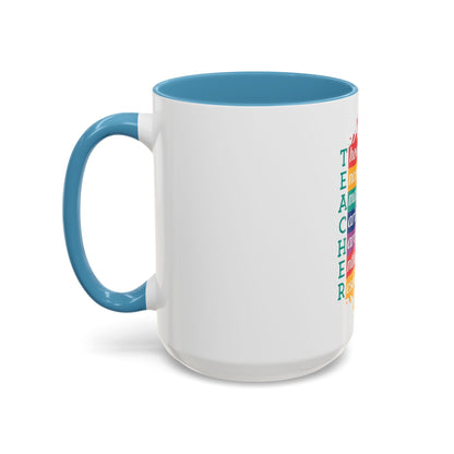 Teacher Appreciation Mug | Inspirational Teacher Gift Coffee Cup |  Classroom Desk Mug for Educators | Teacher Appreciation Coffee Mug | Colorful Acrostic |  Thoughtful | Encouraging | Amazing| 11oz...