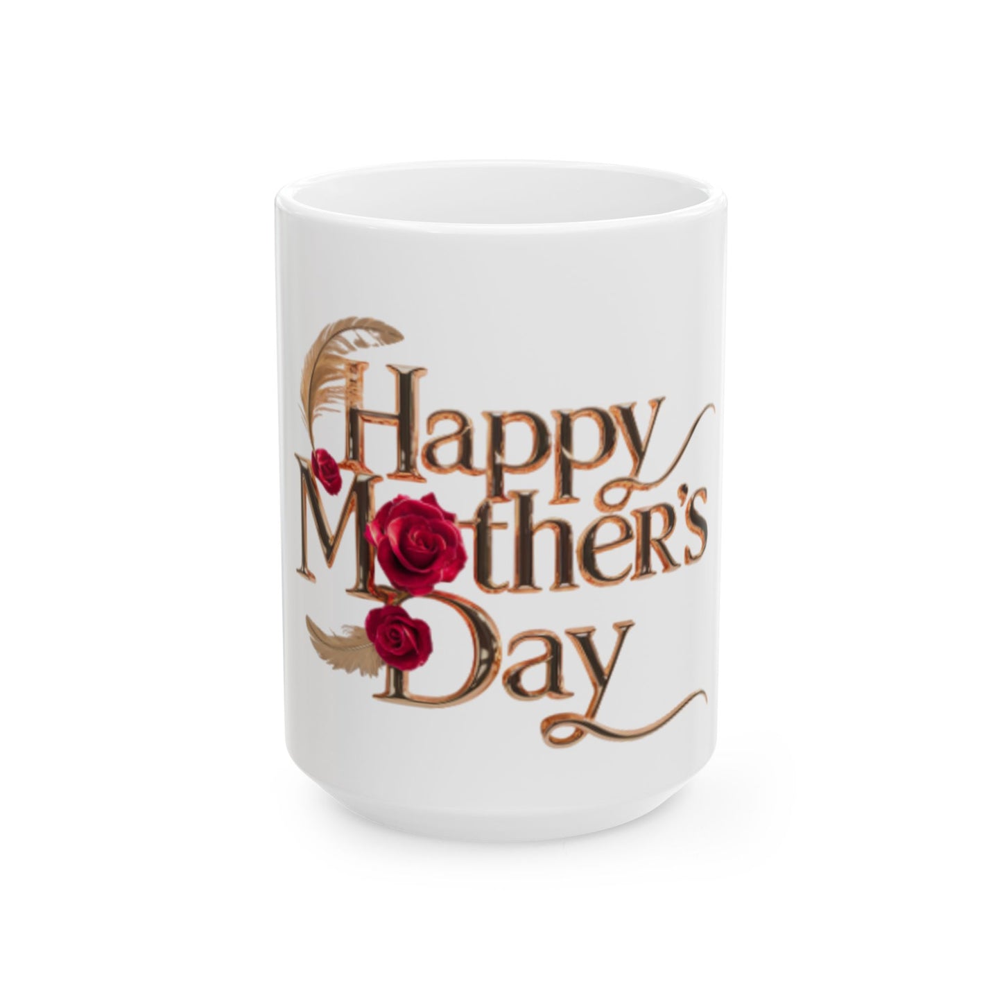 Happy Mother’s Day Mug Gift | Floral Ceramic Coffee Cup for Mum | Garden Relaxation Gift Idea for Mom | Ceramic Mug  | 11oz | 15oz