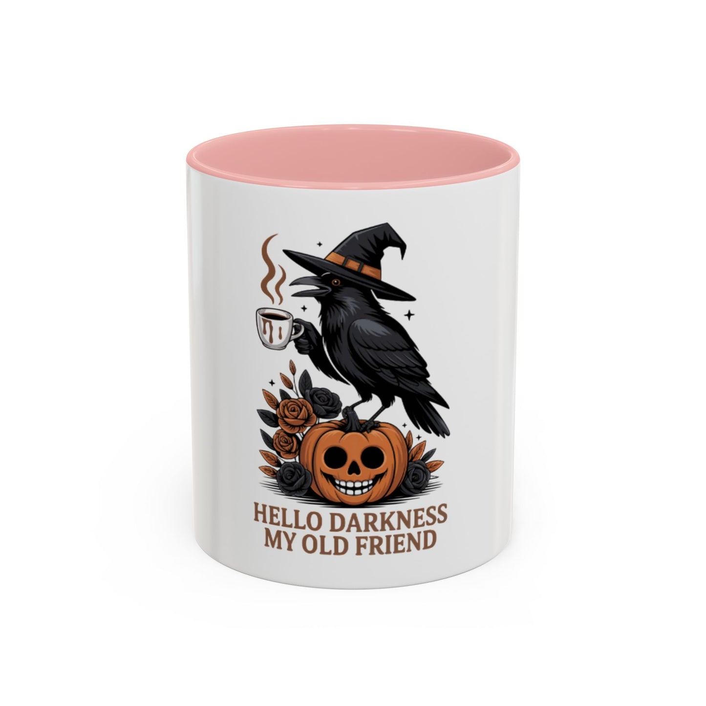 Gothic Raven Halloween Coffee Mug | Spooky Crow Ceramic Cup | Coffee Mug  | 11oz