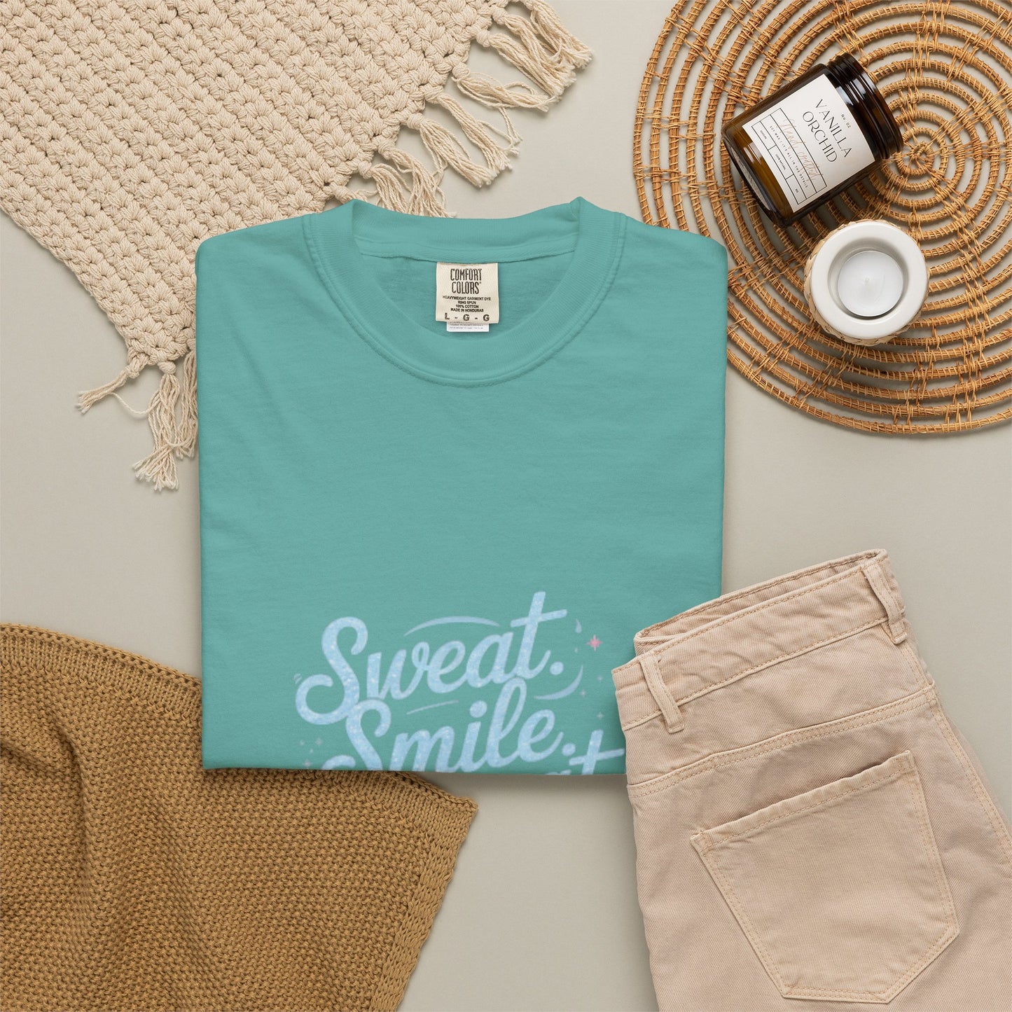 Motivational Mom Fitness Tee | Garment-Dyed T-shirt