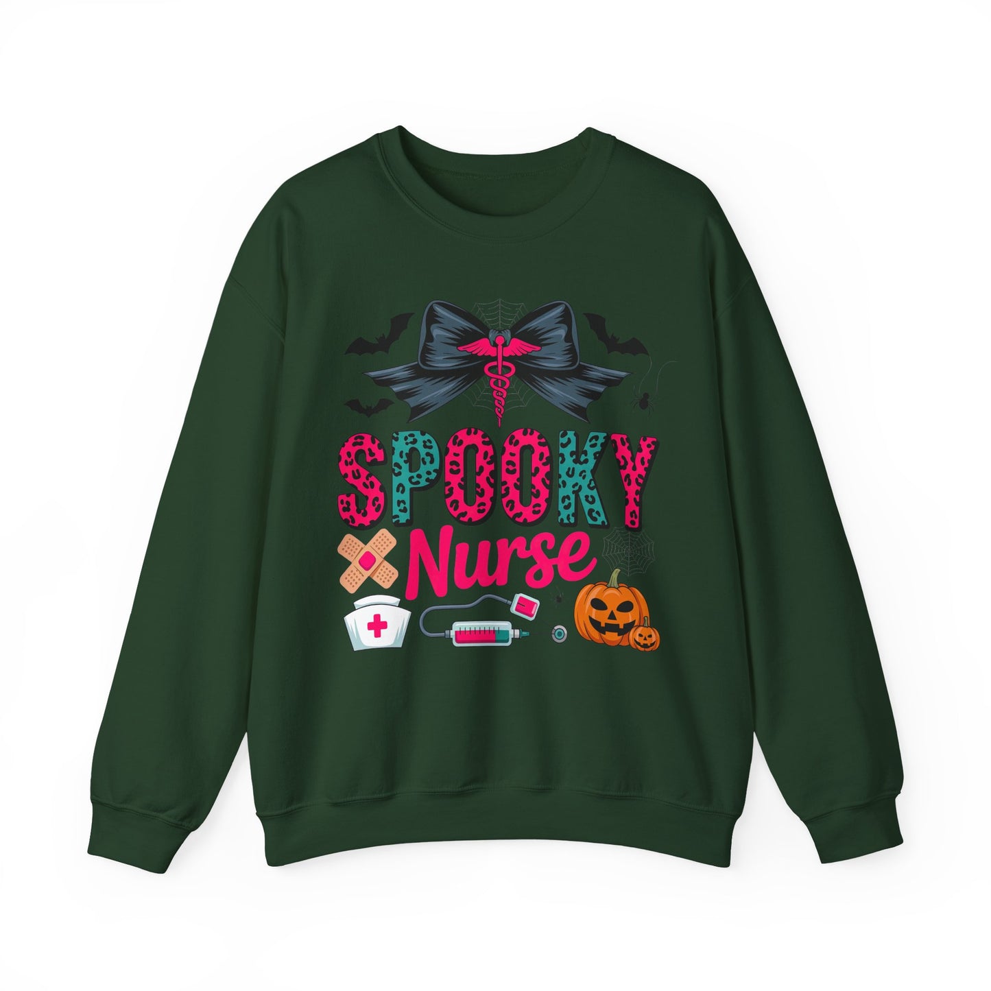 Nurse | Halloween Sweatshirt | Ghost Sweatshirt | Fall Sweatshirt | Pumpkin Sweatshirt | Cozy Sweatshirt | Halloween Top | Halloween Party