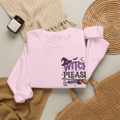 Witch Halloween | Ghost Sweatshirt | Autumn Sweatshirt | Fall Sweatshirt | Trendy Sweatshirt | Unisex Sweatshirt | Oversized Sweatshirt