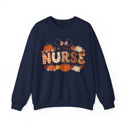Nurse | Halloween Sweatshirt | Ghost Sweatshirt | Fall Sweatshirt | Pumpkin Sweatshirt | Cozy Sweatshirt | Halloween Top | Halloween Party