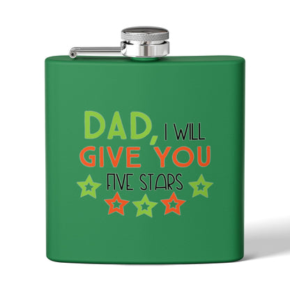 Funny Gift for Dad | Father’s Day Hip Flask | Dad Gift for Husband | Grandpa | New Dad Flask  I Stainless Steel 6oz | Gift Flask