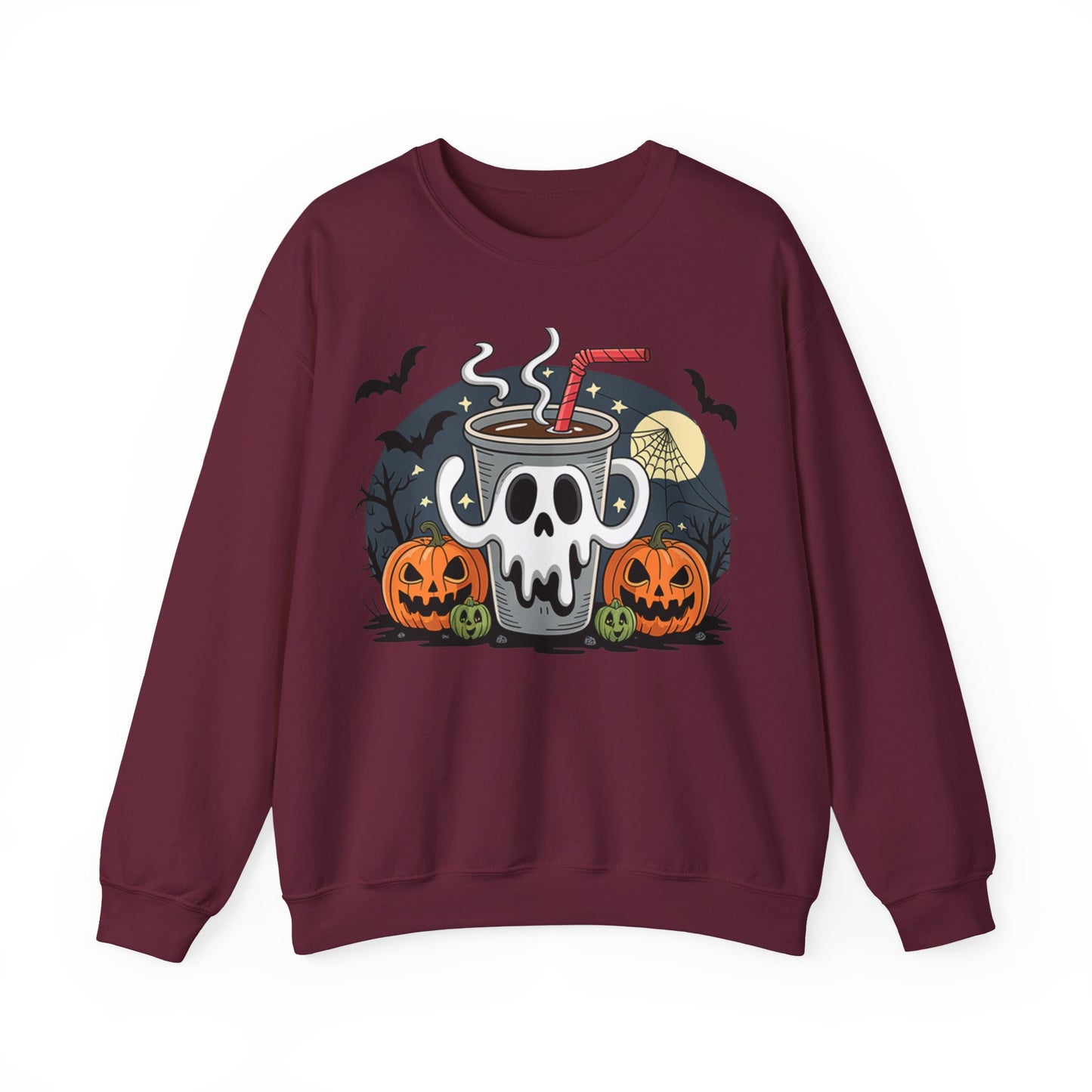 Spooky Sweatshirt | Halloween Sweatshirt | Ghost Sweatshirt | Autumn Sweatshirt | Fall Sweatshirt | Vintage Sweatshirt| Retro Sweatshirt