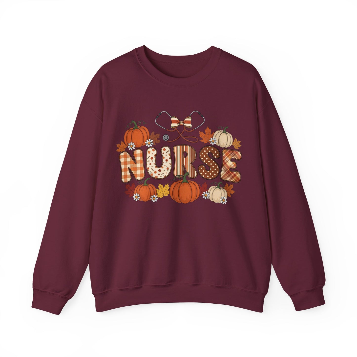 Nurse | Halloween Sweatshirt | Ghost Sweatshirt | Fall Sweatshirt | Pumpkin Sweatshirt | Cozy Sweatshirt | Halloween Top | Halloween Party