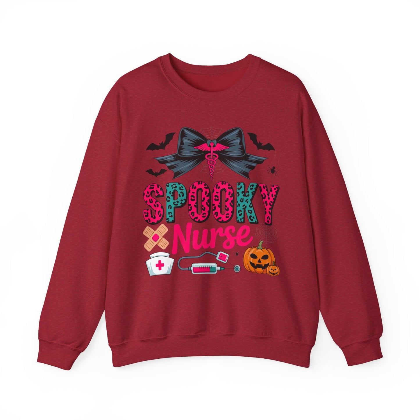 Nurse | Halloween Sweatshirt | Ghost Sweatshirt | Fall Sweatshirt | Pumpkin Sweatshirt | Cozy Sweatshirt | Halloween Top | Halloween Party