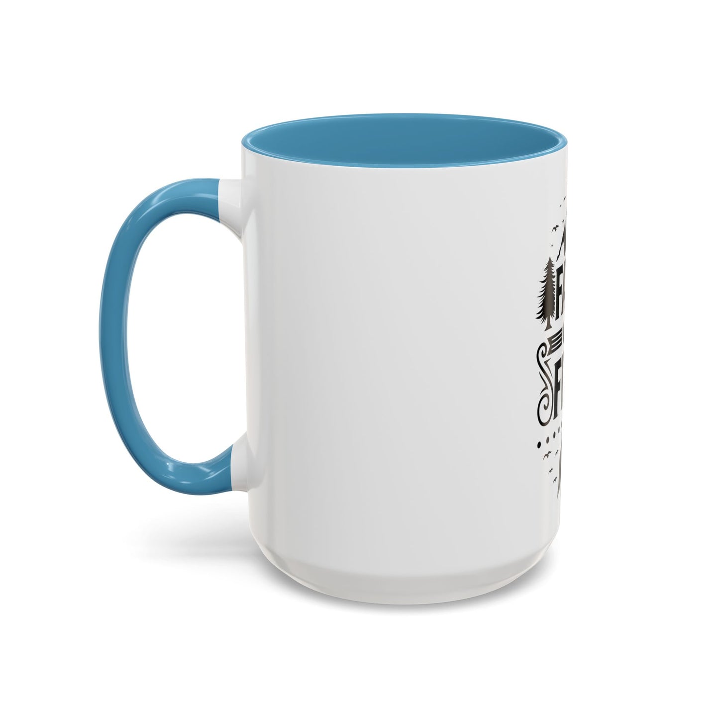 Faith Over Fear Mug | Inspirational Coffee Cup | Motivational Gift | Christian Mug | Positive Quote Drinkware | Accent Coffee Mug  | 11oz | 15oz