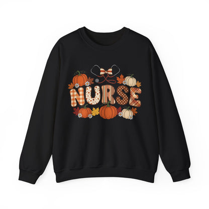 Nurse | Halloween Sweatshirt | Ghost Sweatshirt | Fall Sweatshirt | Pumpkin Sweatshirt | Cozy Sweatshirt | Halloween Top | Halloween Party