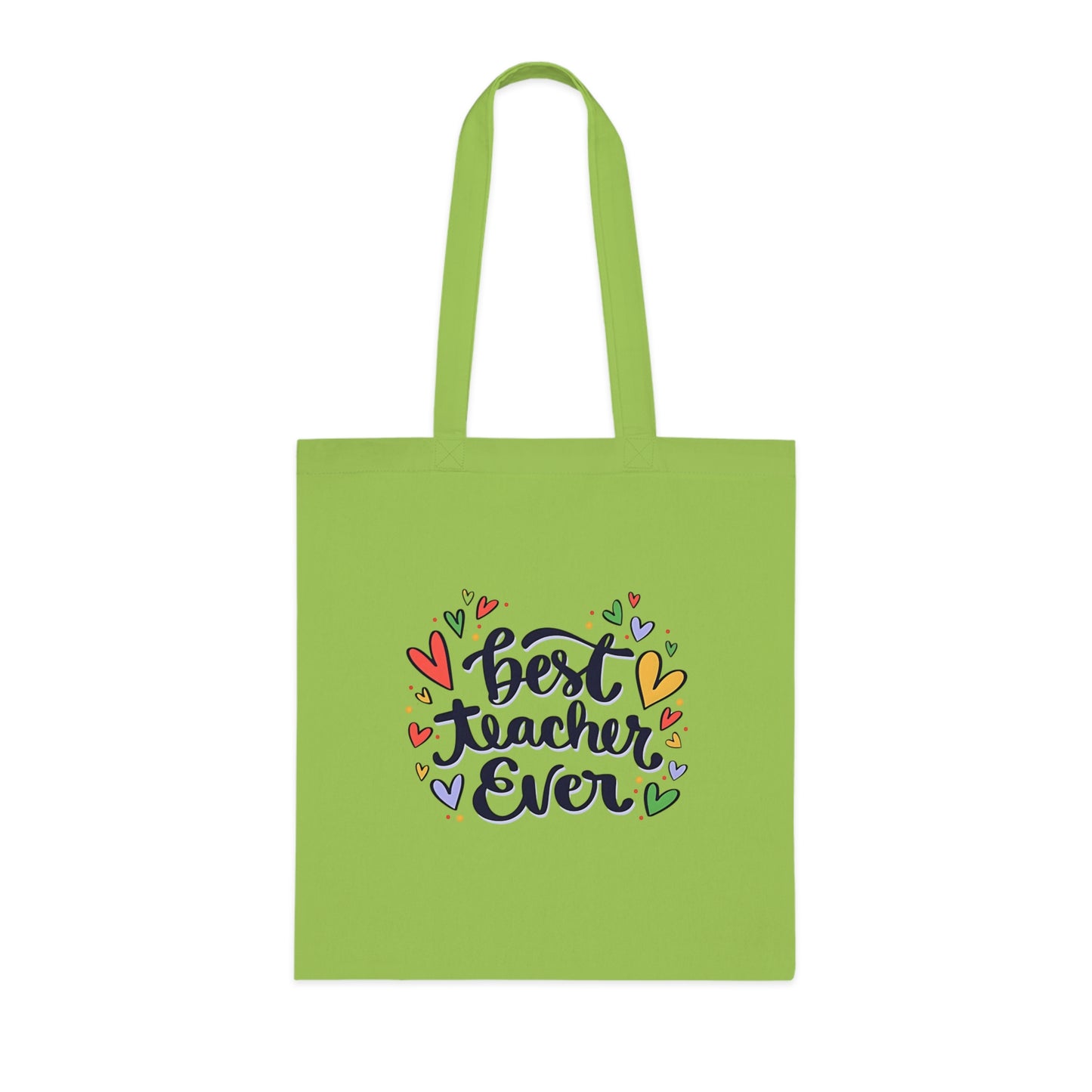 Cute Teacher Gift | Canvas Tote for School | Work | Everyday Use | Cotton Tote
