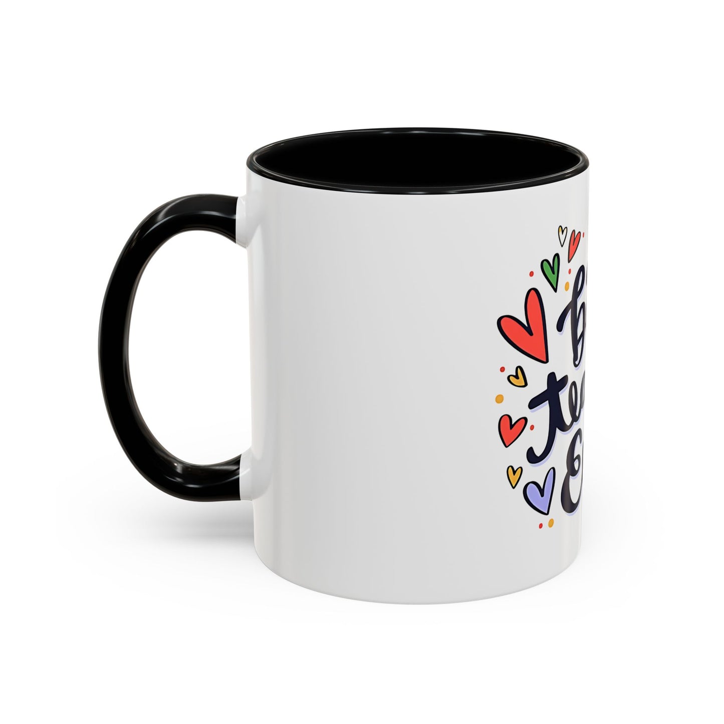 Teacher Appreciation Coffee Mug | Cute Gift for Teachers | Classroom Ceramic Cup | Accent Coffee Mug | 11oz | 15oz