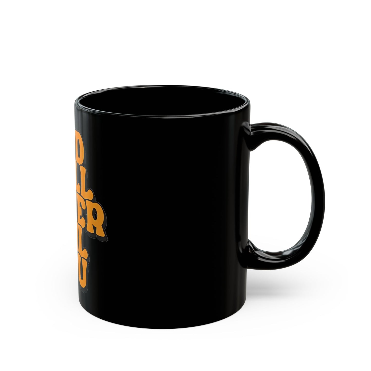 Christian Coffee Mug | God Will Never Fail You Black Ceramic Mug | Inspirational Christian Coffee Cup | Faith Inspirational Gift | Religious Scripture Style Ceramic Cup