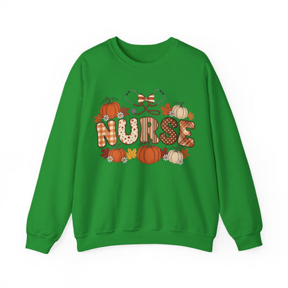 Nurse | Halloween Sweatshirt | Ghost Sweatshirt | Fall Sweatshirt | Pumpkin Sweatshirt | Cozy Sweatshirt | Halloween Top | Halloween Party