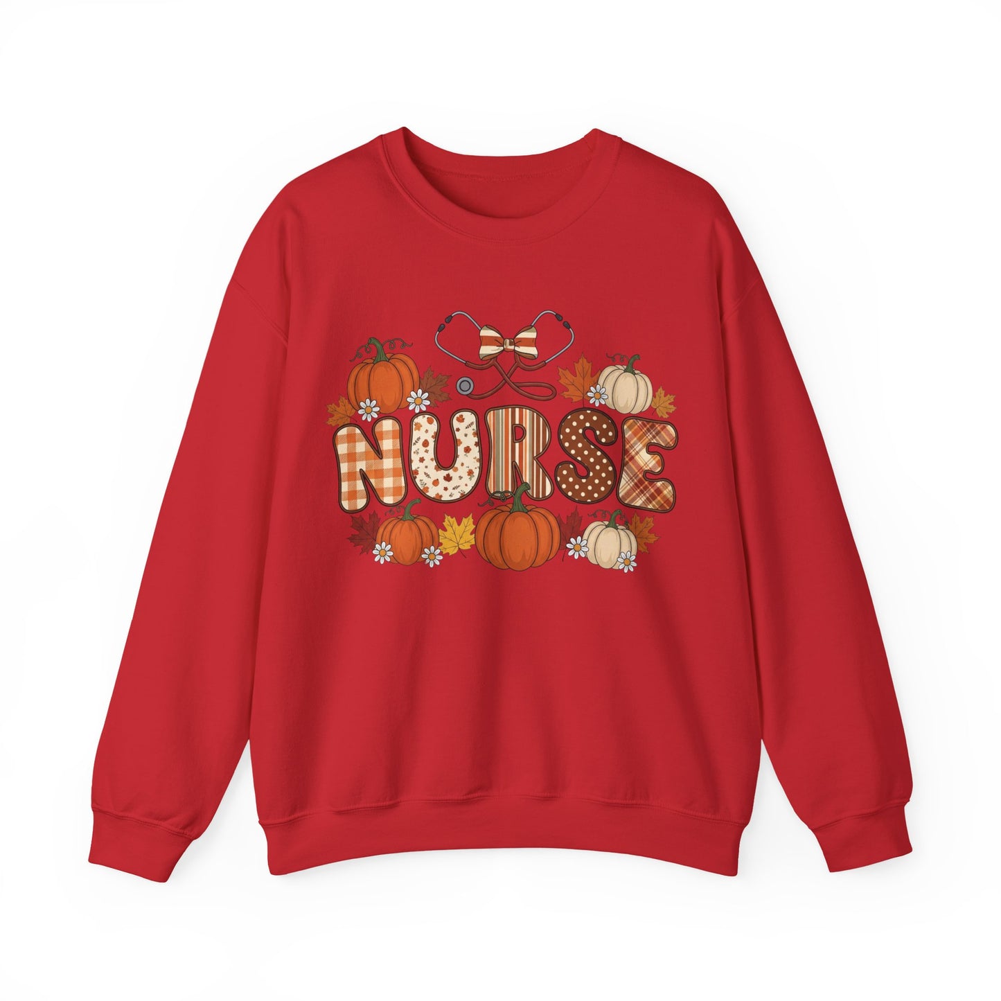 Nurse | Halloween Sweatshirt | Ghost Sweatshirt | Fall Sweatshirt | Pumpkin Sweatshirt | Cozy Sweatshirt | Halloween Top | Halloween Party