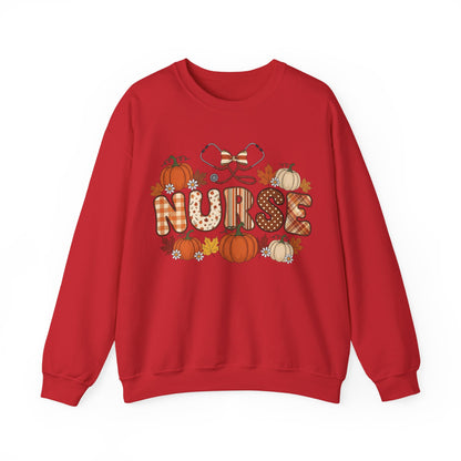 Nurse | Halloween Sweatshirt | Ghost Sweatshirt | Fall Sweatshirt | Pumpkin Sweatshirt | Cozy Sweatshirt | Halloween Top | Halloween Party