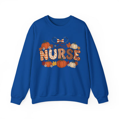 Nurse | Halloween Sweatshirt | Ghost Sweatshirt | Fall Sweatshirt | Pumpkin Sweatshirt | Cozy Sweatshirt | Halloween Top | Halloween Party