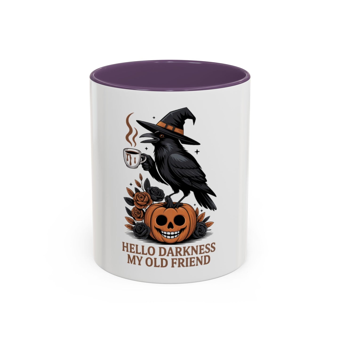 Gothic Raven Halloween Coffee Mug | Spooky Crow Ceramic Cup | Coffee Mug  | 11oz