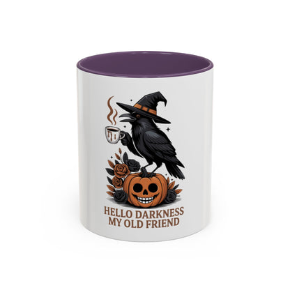 Gothic Raven Halloween Coffee Mug | Spooky Crow Ceramic Cup | Coffee Mug  | 11oz