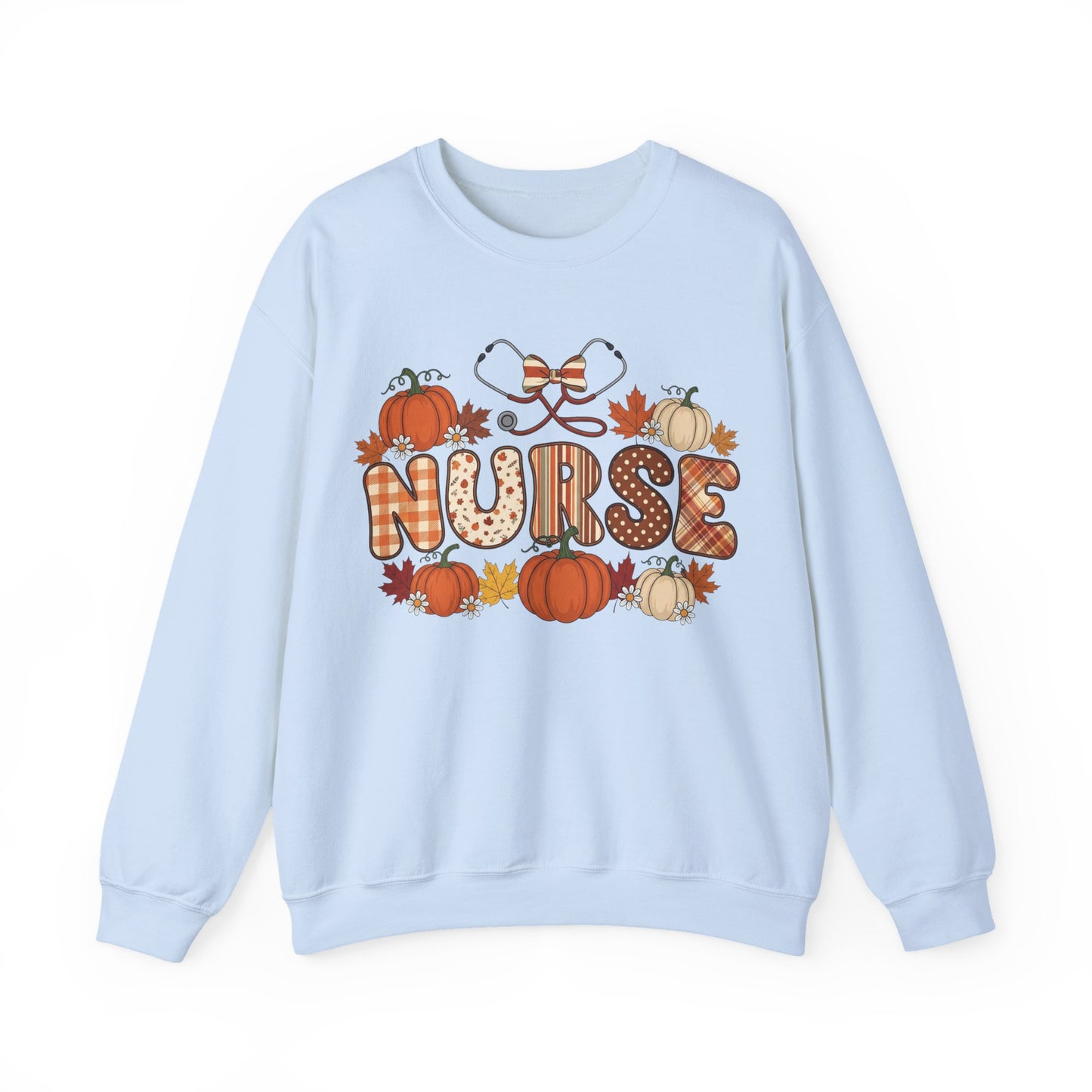 Nurse | Halloween Sweatshirt | Ghost Sweatshirt | Fall Sweatshirt | Pumpkin Sweatshirt | Cozy Sweatshirt | Halloween Top | Halloween Party