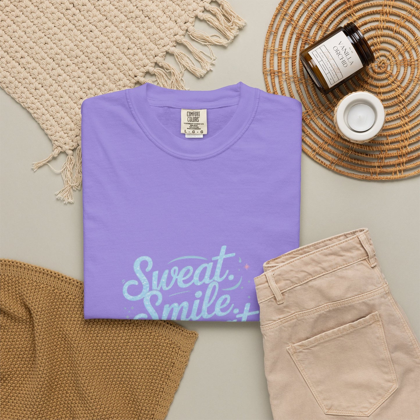 Motivational Mom Fitness Tee | Garment-Dyed T-shirt