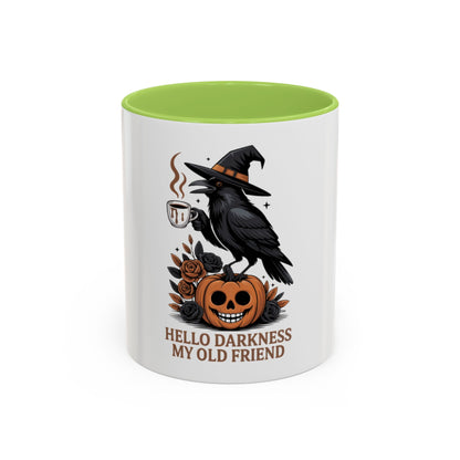 Gothic Raven Halloween Coffee Mug | Spooky Crow Ceramic Cup | Coffee Mug  | 11oz