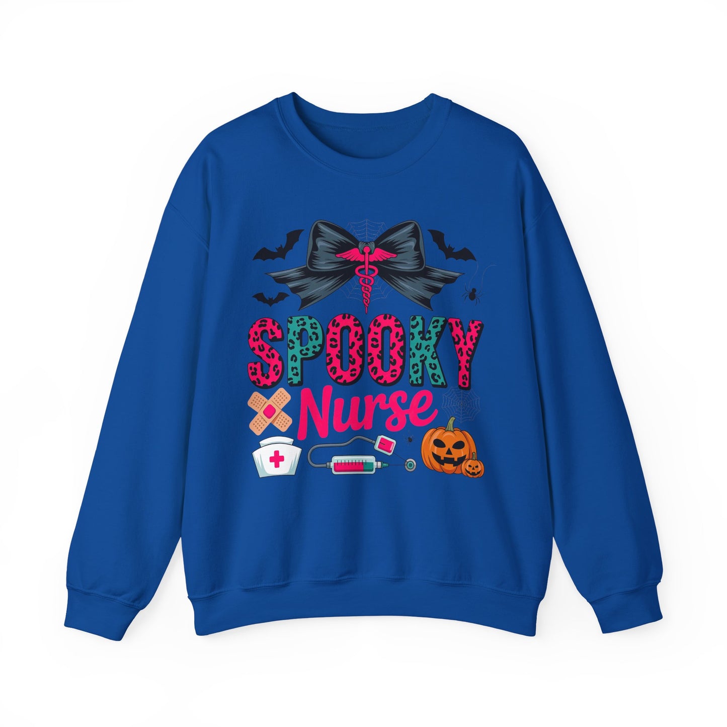 Nurse | Halloween Sweatshirt | Ghost Sweatshirt | Fall Sweatshirt | Pumpkin Sweatshirt | Cozy Sweatshirt | Halloween Top | Halloween Party