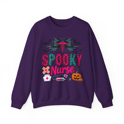 Nurse | Halloween Sweatshirt | Ghost Sweatshirt | Fall Sweatshirt | Pumpkin Sweatshirt | Cozy Sweatshirt | Halloween Top | Halloween Party