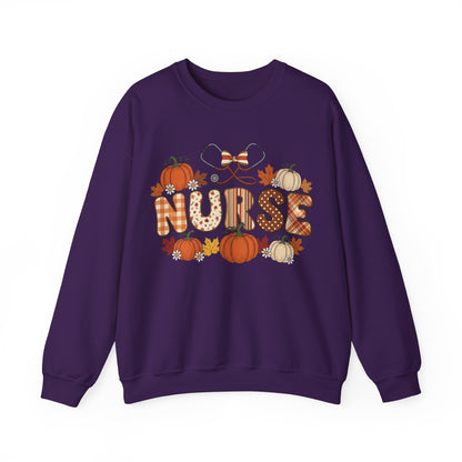 Nurse | Halloween Sweatshirt | Ghost Sweatshirt | Fall Sweatshirt | Pumpkin Sweatshirt | Cozy Sweatshirt | Halloween Top | Halloween Party