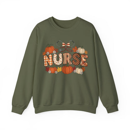 Nurse | Halloween Sweatshirt | Ghost Sweatshirt | Fall Sweatshirt | Pumpkin Sweatshirt | Cozy Sweatshirt | Halloween Top | Halloween Party