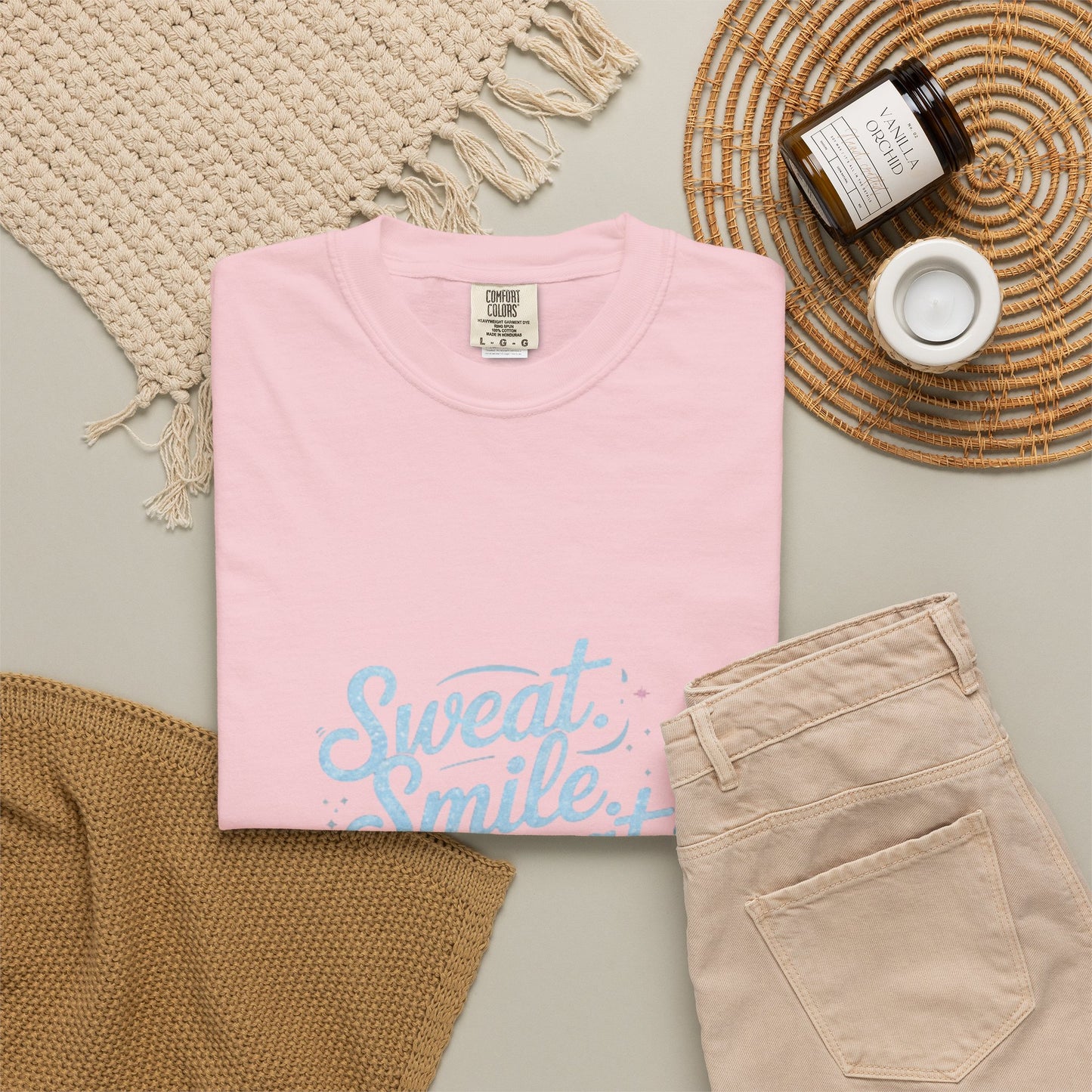 Motivational Mom Fitness Tee | Garment-Dyed T-shirt