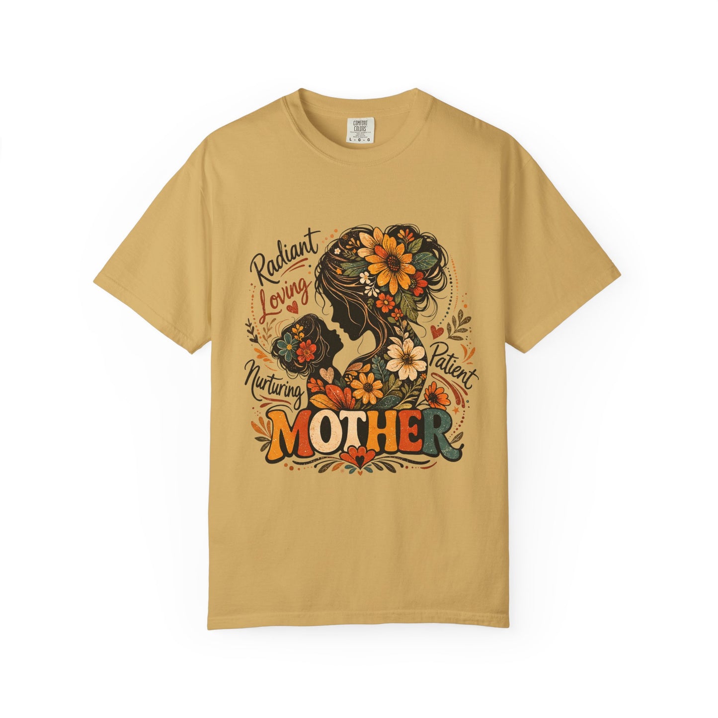 Radiant Loving Mother Graphic T-Shirt | Floral Mom Appreciation Tee
