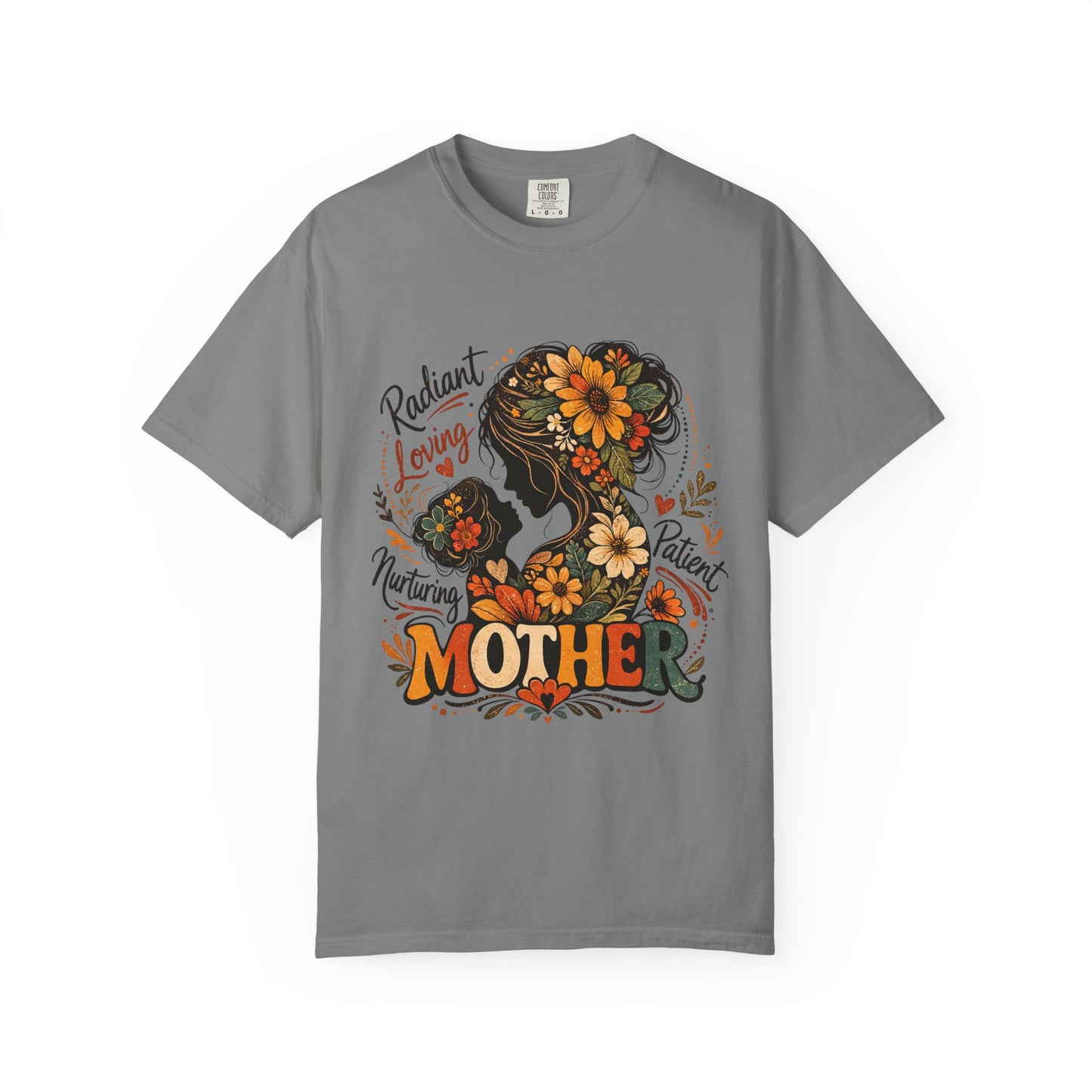 Radiant Loving Mother Graphic T-Shirt | Floral Mom Appreciation Tee