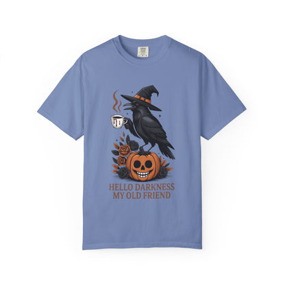 Halloween T-Shirt | Witchy Raven Pumpkin Graphic Tee | Unisex  T-shirt