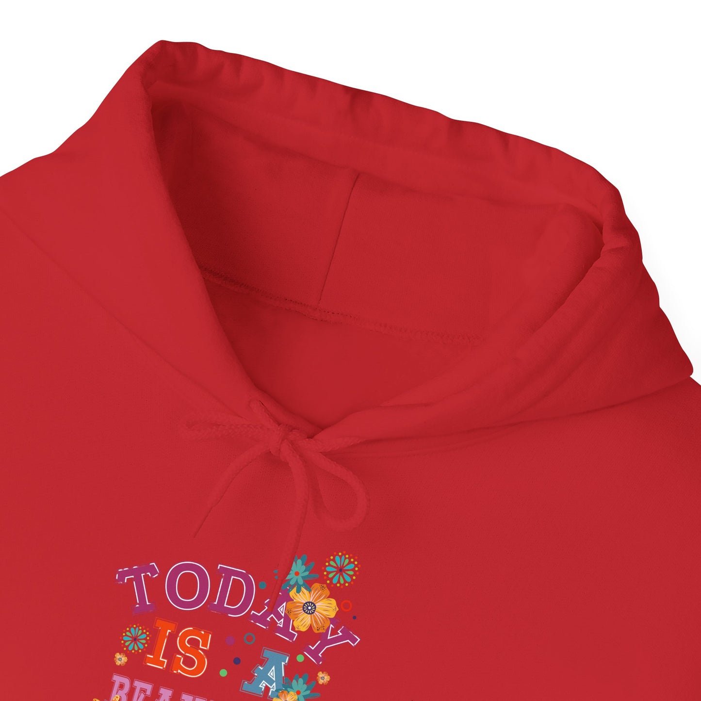 Today Is A Beautiful Day Hoodie |  Inspirational Hoodie | Positive Vibes Sweatshirt | Women’s Cozy Pullover | Unisex Heavy Blend | Hooded Sweatshirt