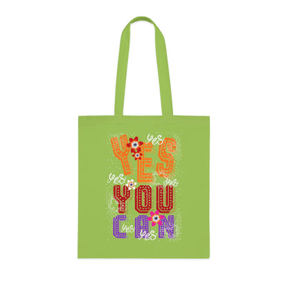 Motivational Canvas Tote Bag for Women, Work, School & Everyday Use | Cotton Tote
