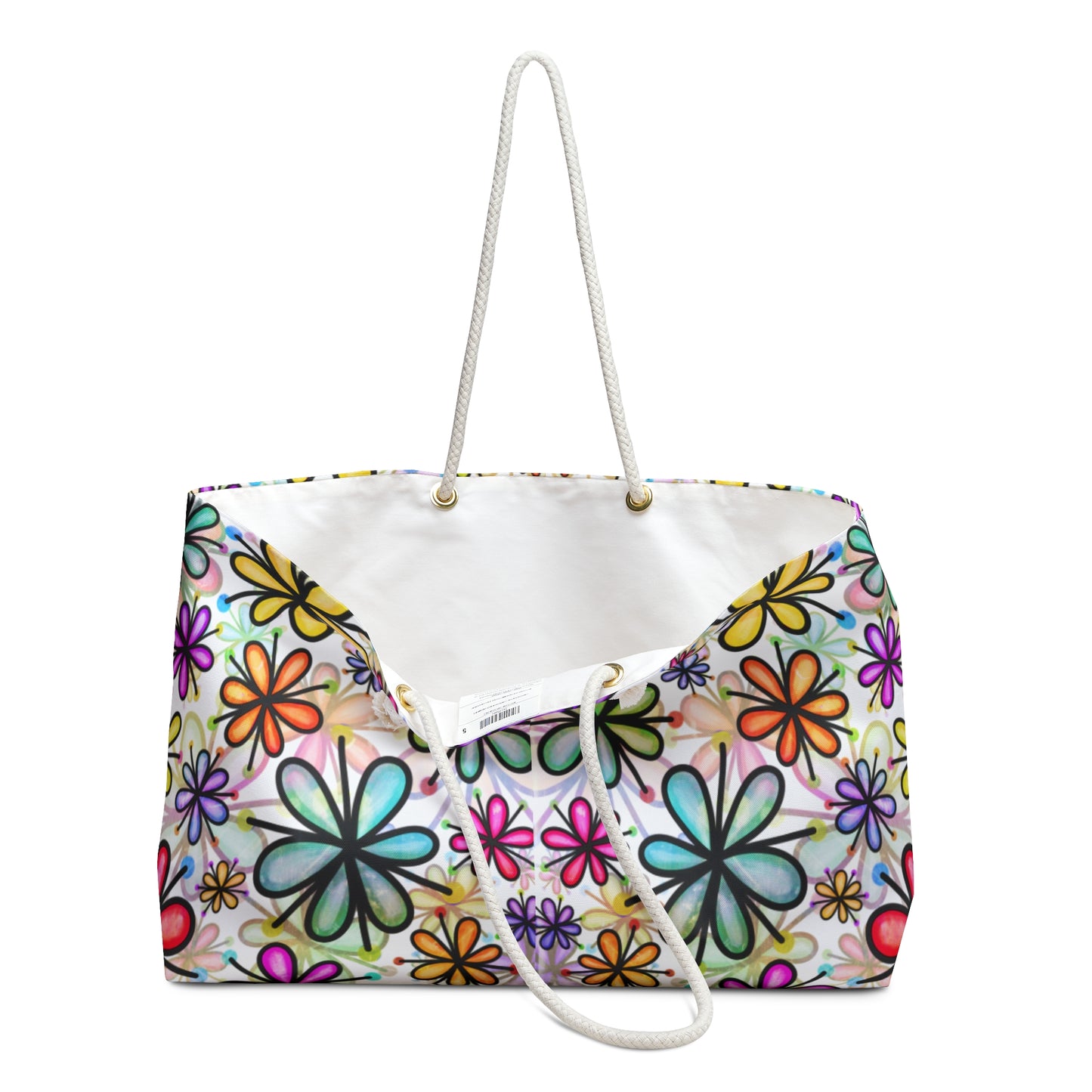 Floral Travel Tote | Weekender Travel Bag |  Colorful Boho Carry-On Tote | Stylish Getaways | Perfect Gift Idea