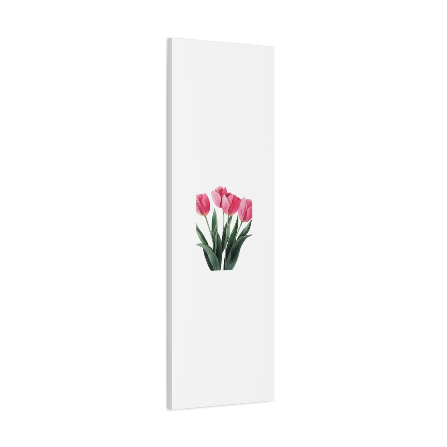 Pink Tulip Bouquet Wall Art Print | Elegant Floral Botanical Decor