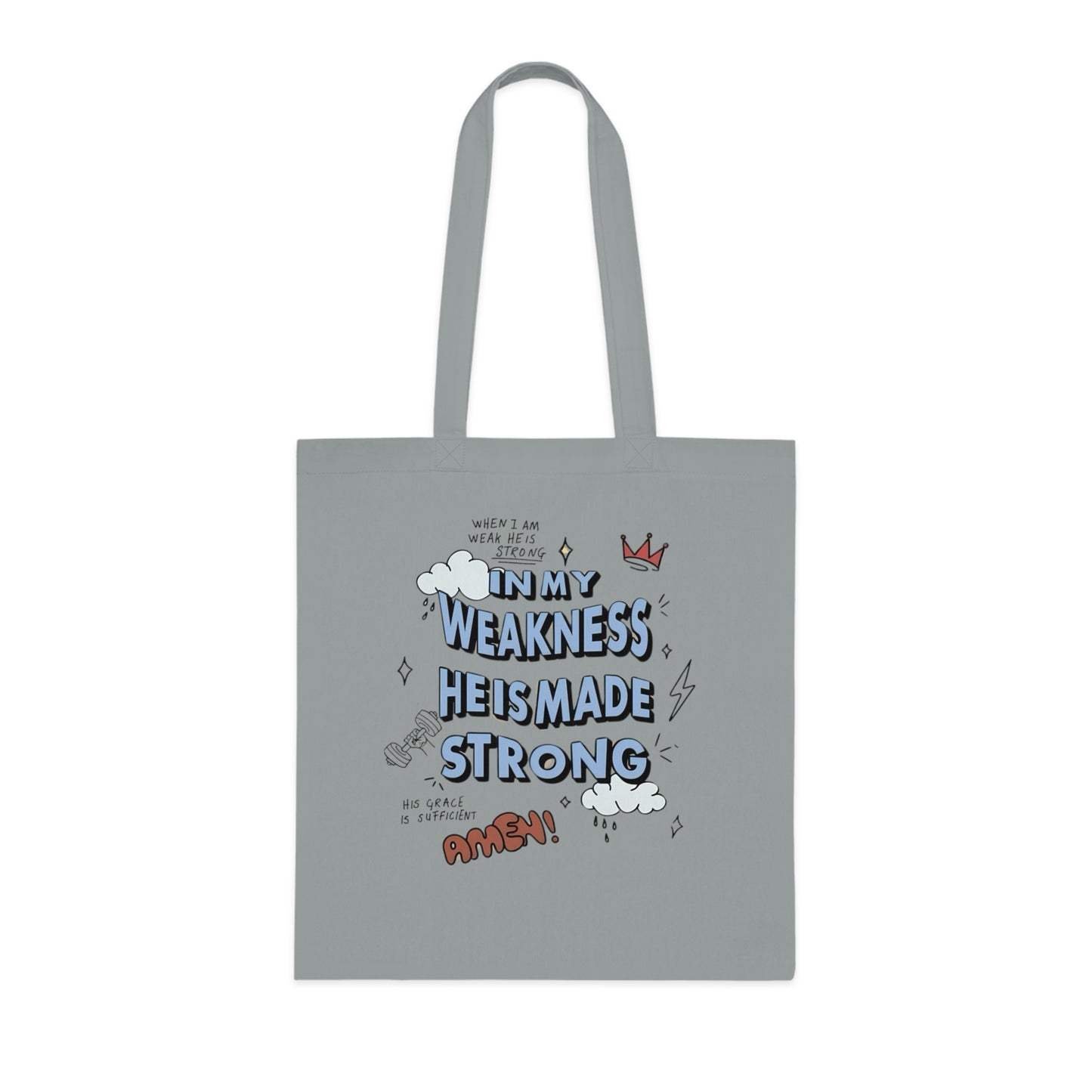 Christian Faith Canvas Tote Bag for Church | Everyday Use Tote | Cotton Tote | Christian Tote Bag