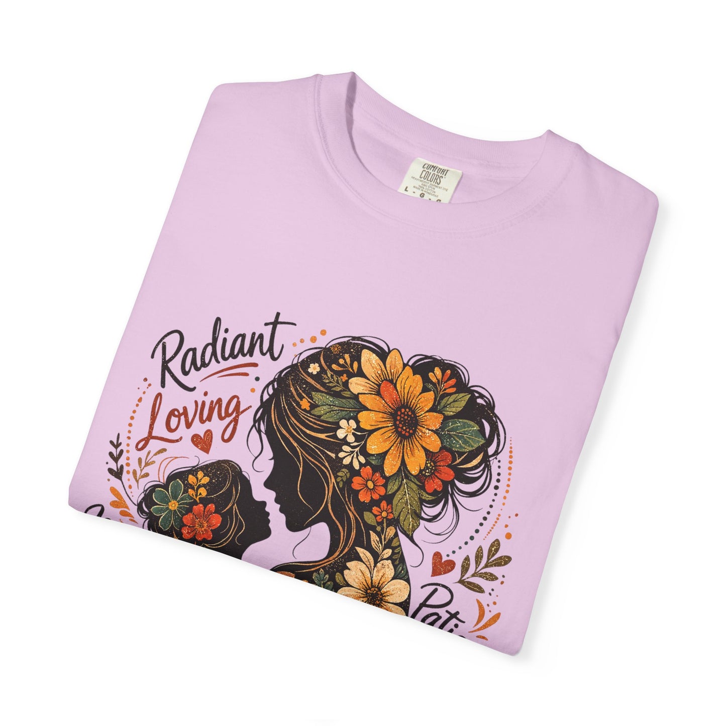Radiant Loving Mother Graphic T-Shirt | Floral Mom Appreciation Tee