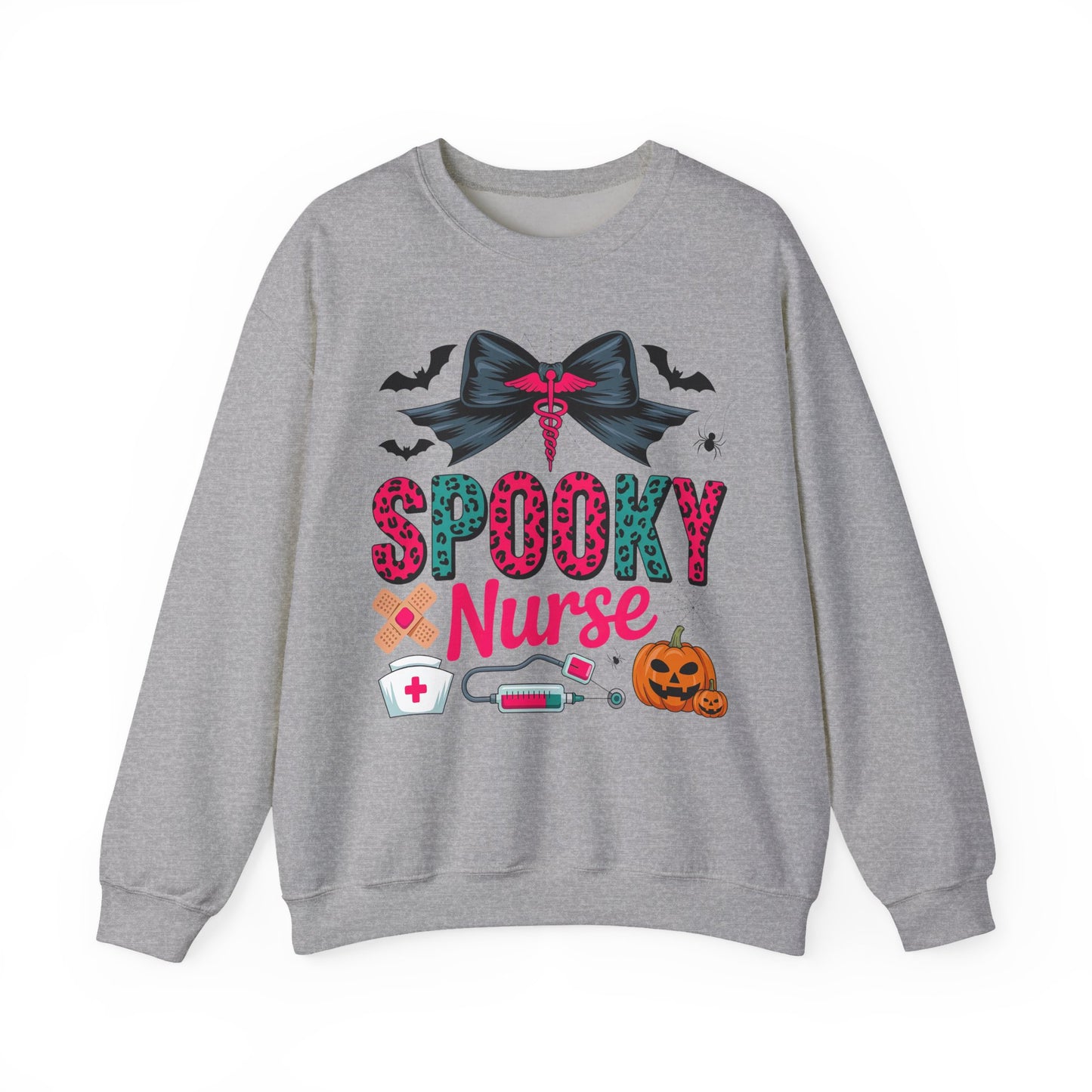 Nurse | Halloween Sweatshirt | Ghost Sweatshirt | Fall Sweatshirt | Pumpkin Sweatshirt | Cozy Sweatshirt | Halloween Top | Halloween Party