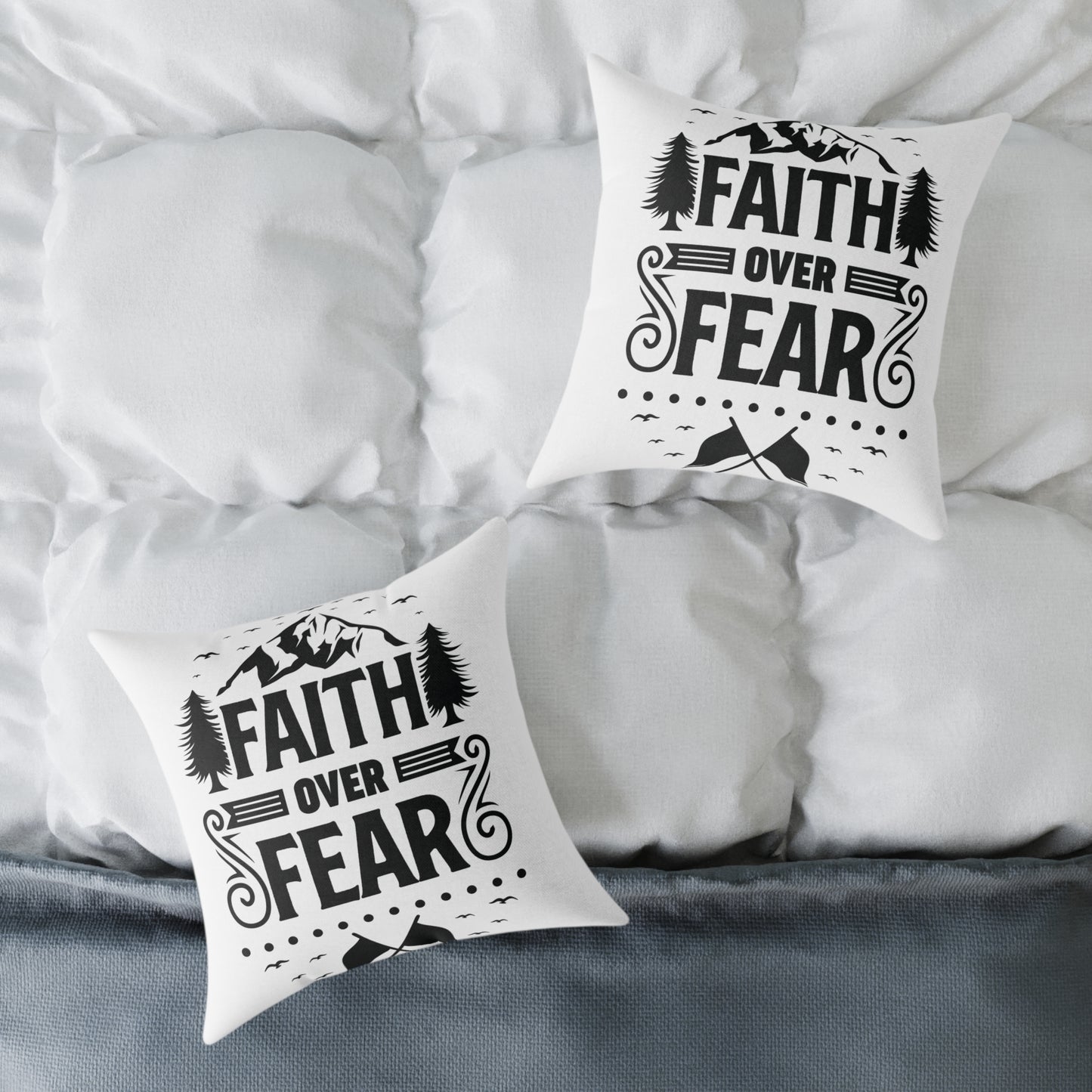 Square Poly Canvas Pillow